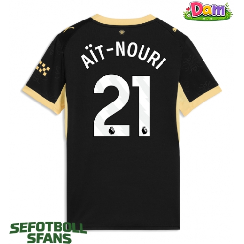 Manchester City Rayan Ait-Nouri #21 Bortatröja Kvinnor 2026-27 Kortärmad